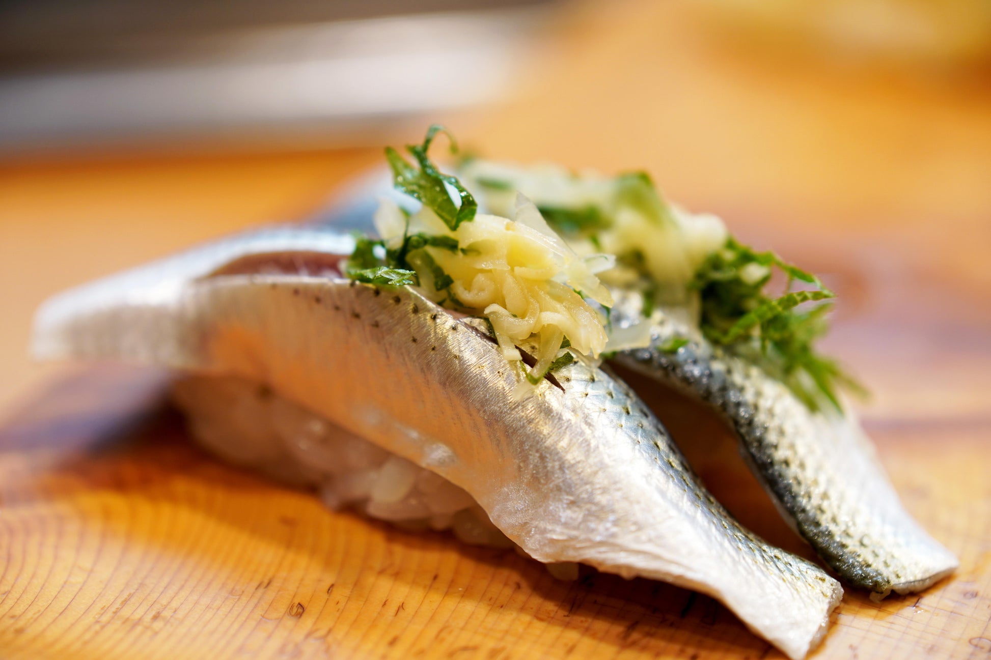 Iwashi (Sardine sushi)